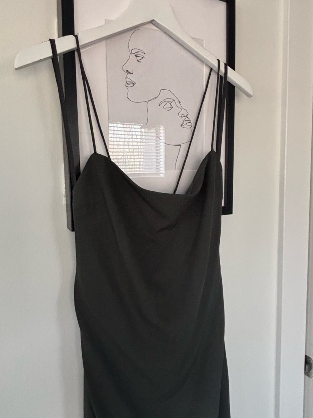 BHLDN 'Gavin' dress dark olive midi size 6 - Picture 6 of 9